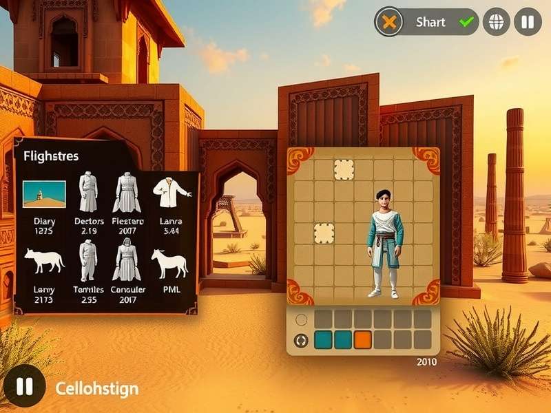 Dryland Explorer gameplay screenshot showing character in Indian desert environment